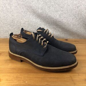 Cole Haan Tyler Grand Plain Ox Shoes Mens 9 M Marine Blue Leather C25105